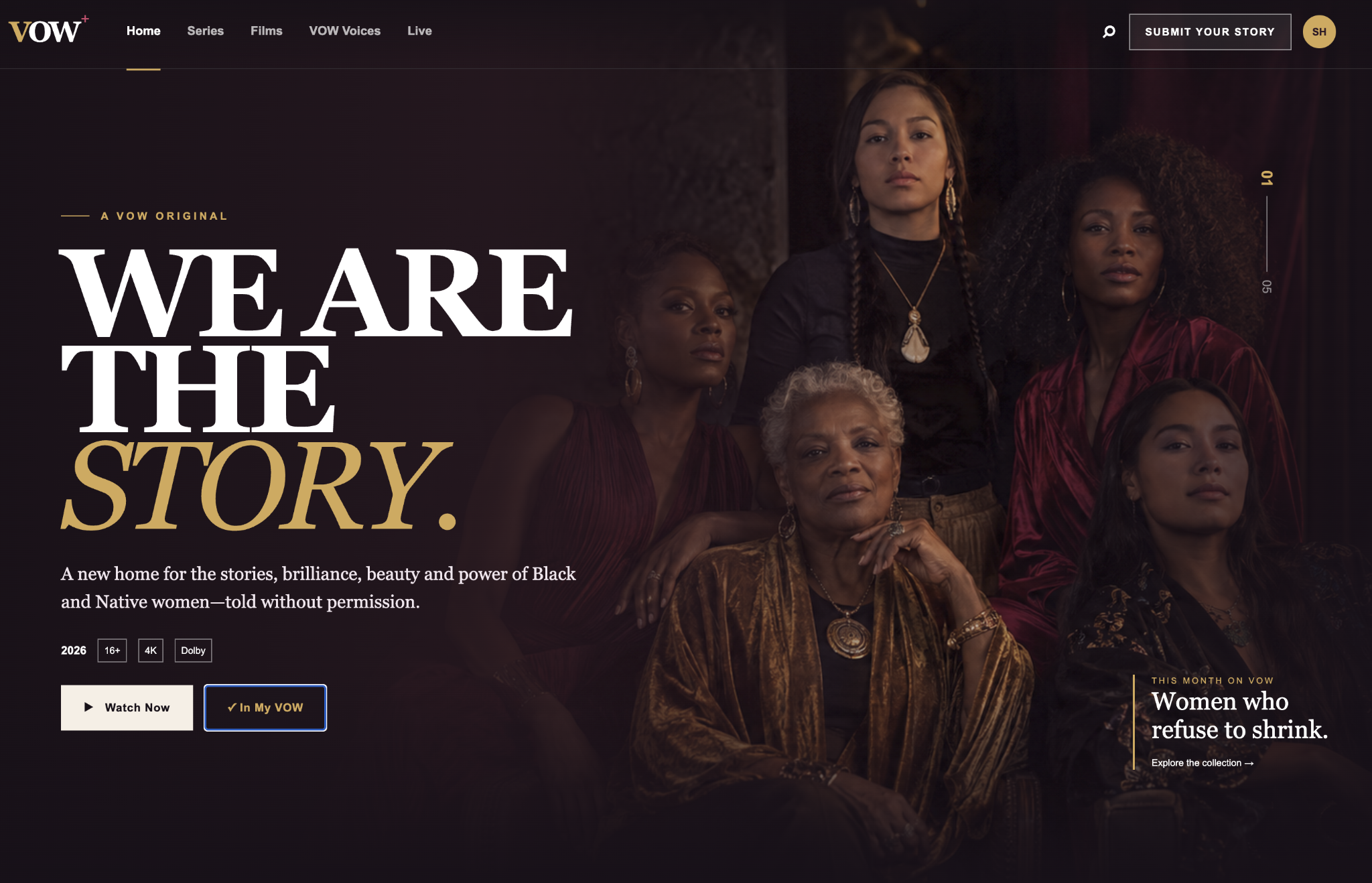 VOW Network campaign creative